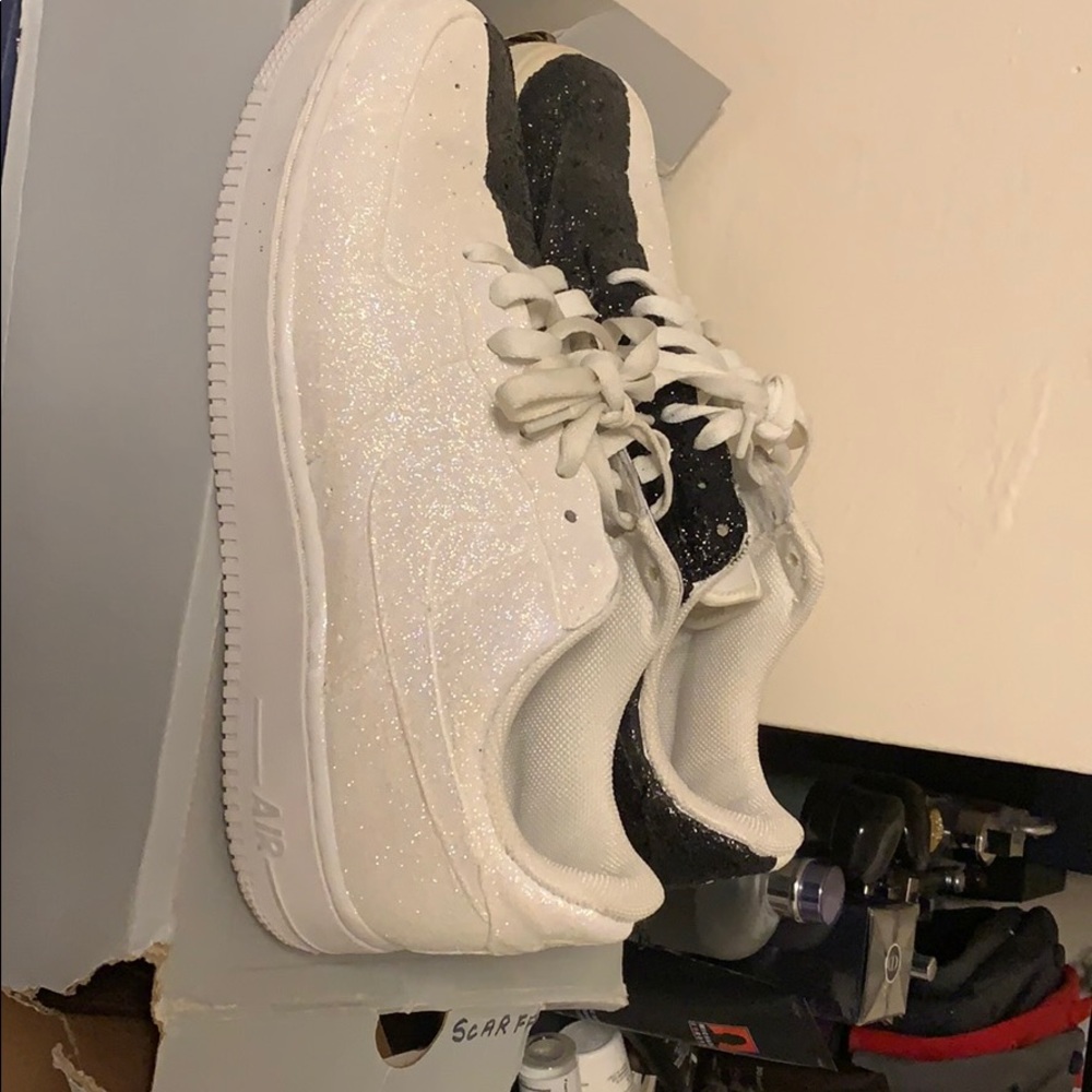 Nike Air Force ones custom (Scarface)